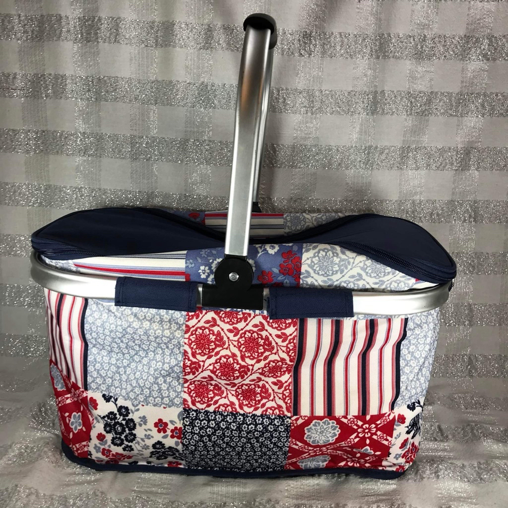 Cynthia Rowley Insulated Picnic Basket Cooler